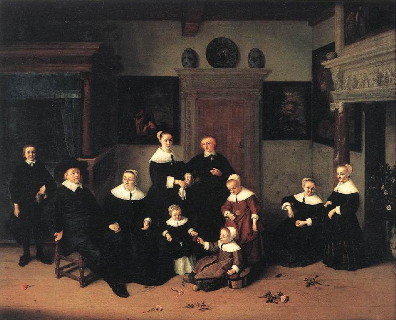 OSTADE, Adriaen Jansz. van Portrait of a Family jg